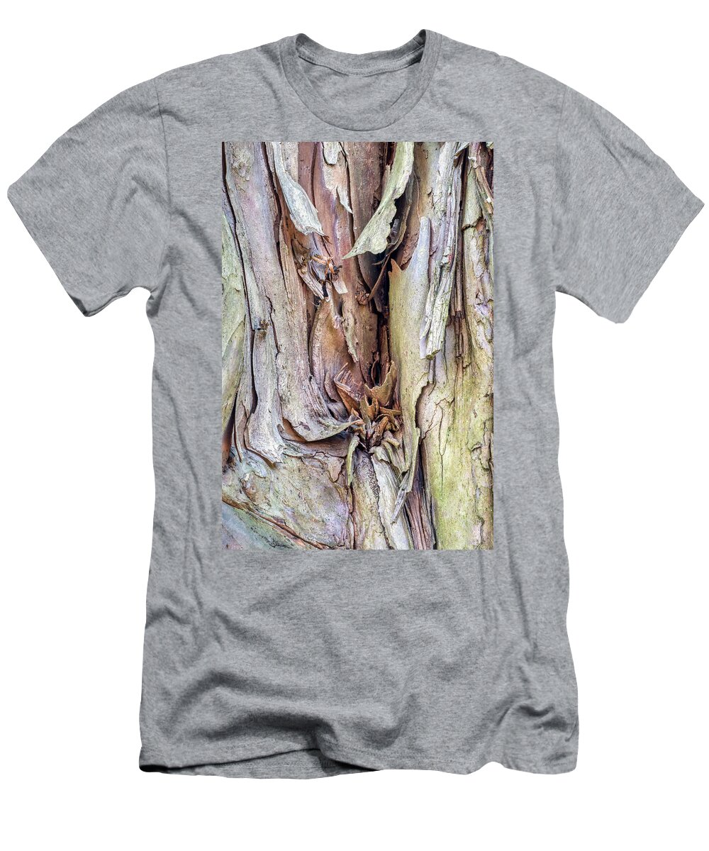 Tree T-Shirt featuring the photograph Tree Trunk Abstract by Gary Slawsky
