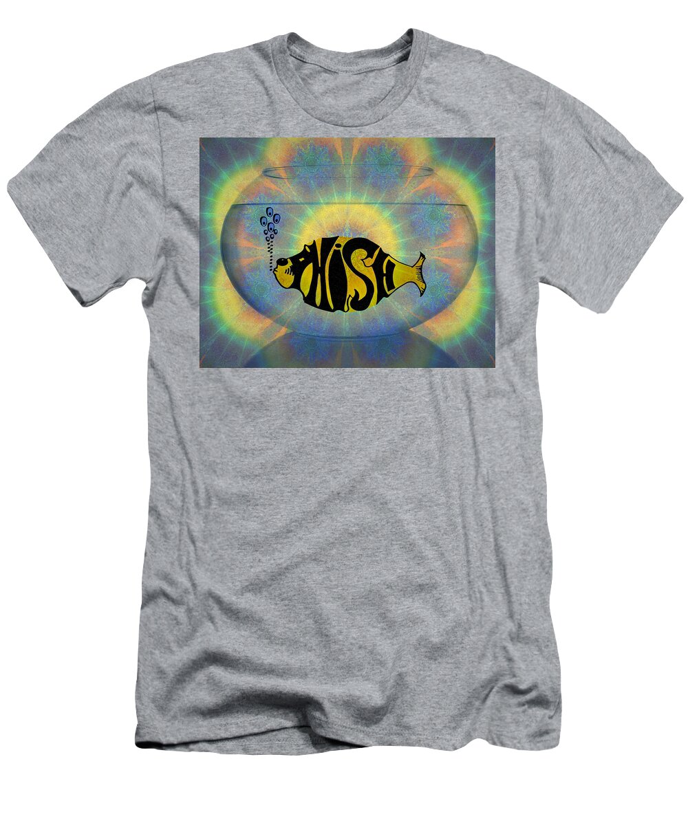 Phish T-Shirt featuring the photograph Tye Dye Phish Bowl by Bill Cannon