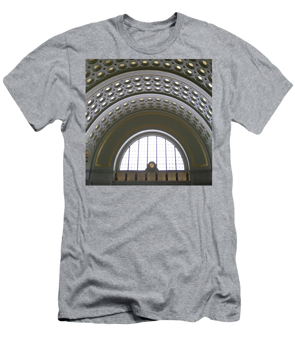 Photograph T-Shirt featuring the photograph union station 137PM by Richard Wetterauer