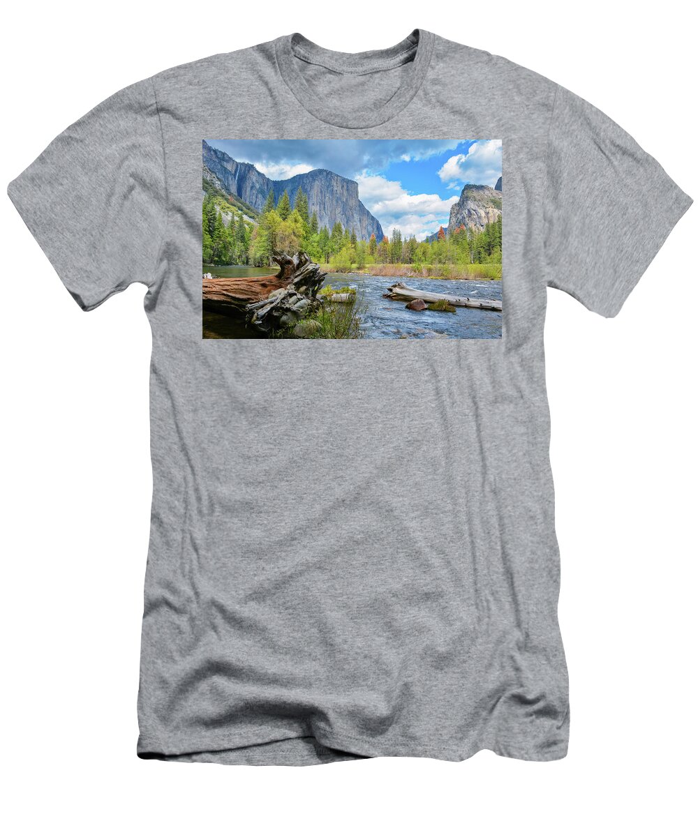 Yosemite National Park T-Shirt featuring the photograph Valley View Yosemite by Kyle Hanson