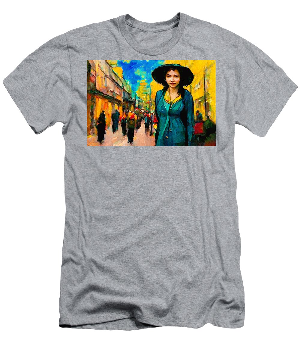 Vincent Van Gogh T-Shirt featuring the digital art Van Gogh #10 by Craig Boehman