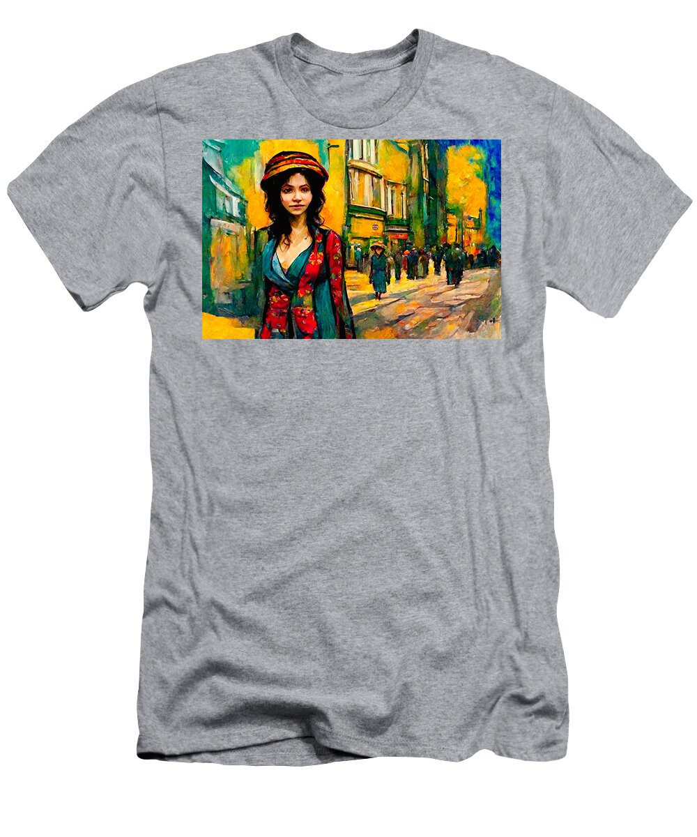 Vincent Van Gogh T-Shirt featuring the digital art Van Gogh #9 by Craig Boehman
