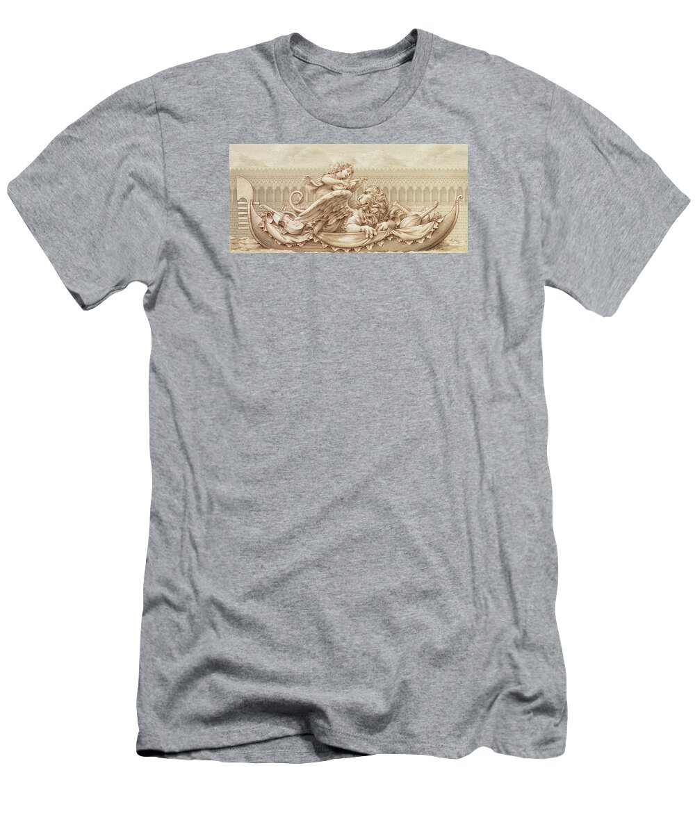 Venice T-Shirt featuring the drawing Save Venice by Kurt Wenner