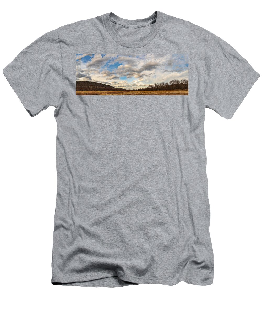 Landscape T-Shirt featuring the photograph View of the Mountains by Amelia Pearn