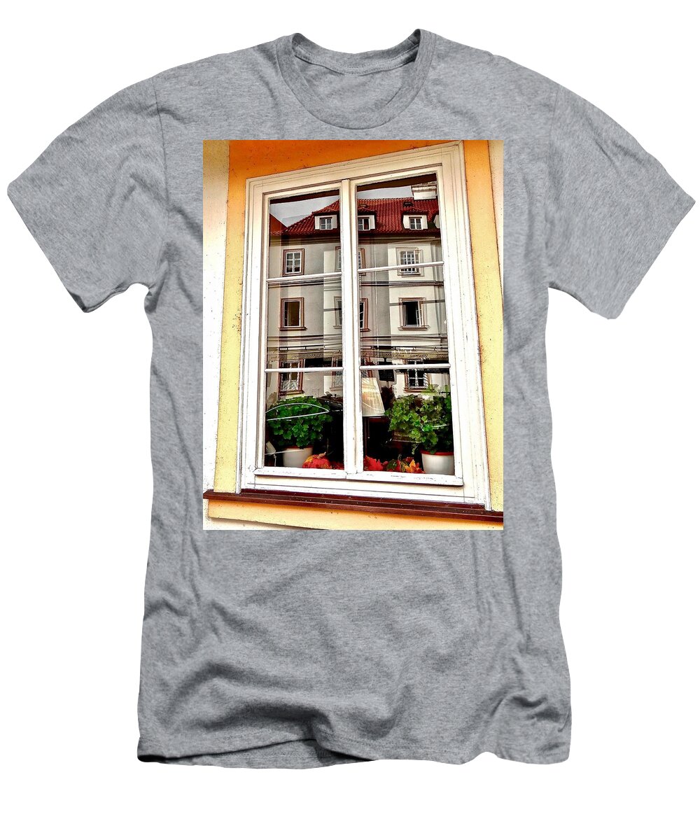 Prague T-Shirt featuring the photograph Walking Prague by Ira Shander