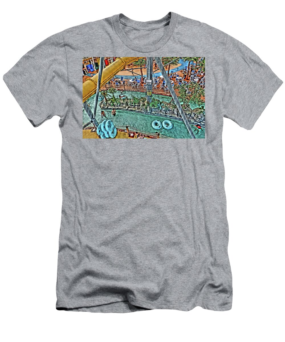 Puzzle T-Shirt featuring the photograph Water World 2 by Donald J Gray