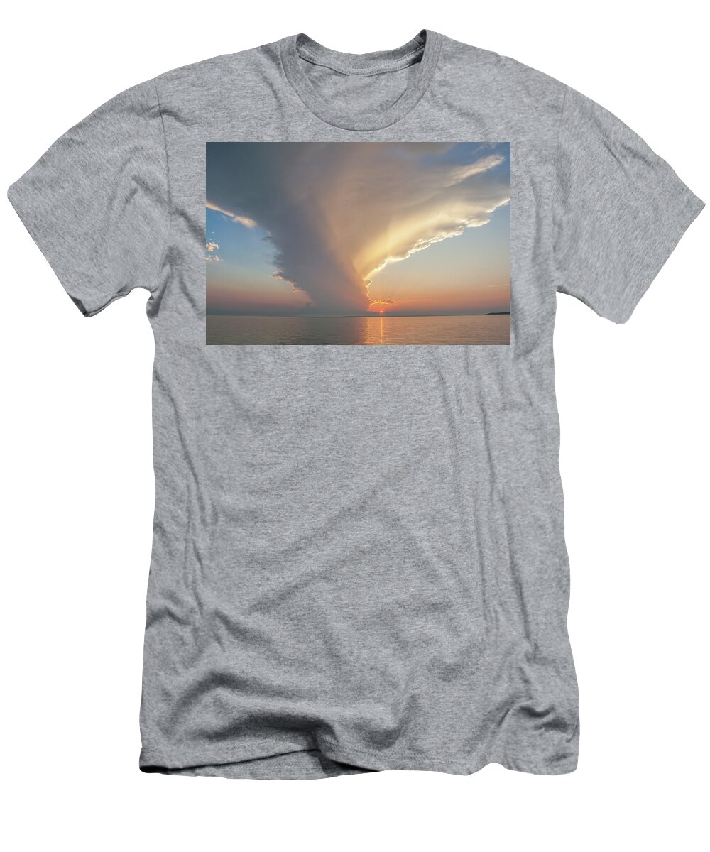Sunsets T-Shirt featuring the photograph Weborg Point Sunset by Paul Schultz
