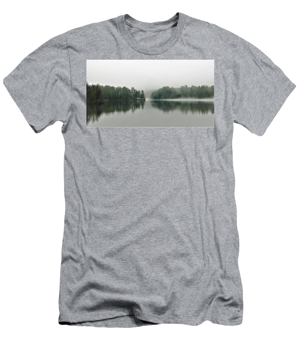 - Wheelwright Pond T-Shirt featuring the photograph - Wheelwright Pond, Lee NH by THERESA Nye