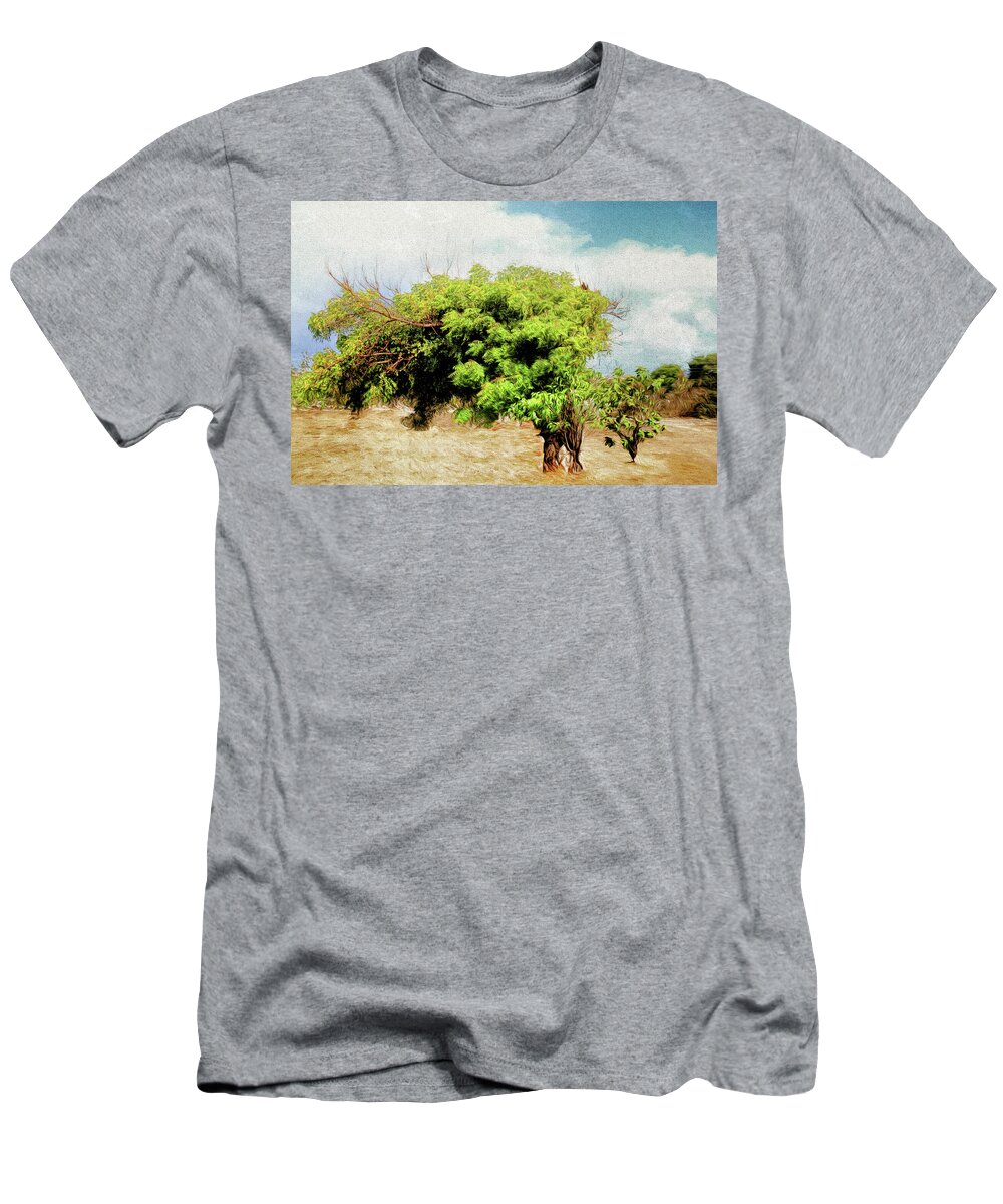Tree T-Shirt featuring the photograph Whichever Way the Wind Blows by Ola Allen