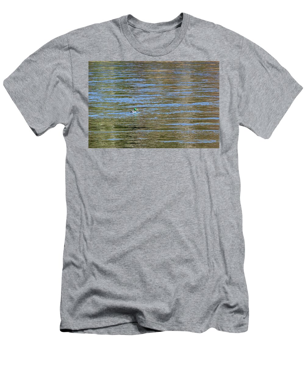 Animals T-Shirt featuring the photograph Wildlife Photography - Duck by Amelia Pearn