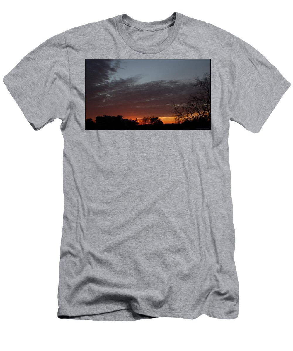 Morning T-Shirt featuring the photograph Wing of Dawn February17 2021 by Miriam A Kilmer