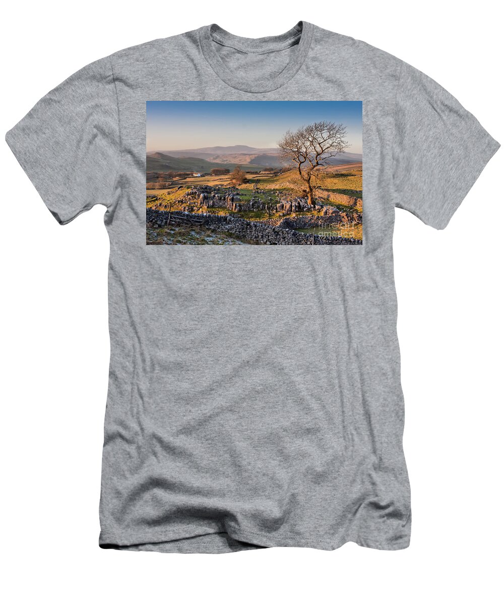 England T-Shirt featuring the photograph Winskill Stones by Tom Holmes