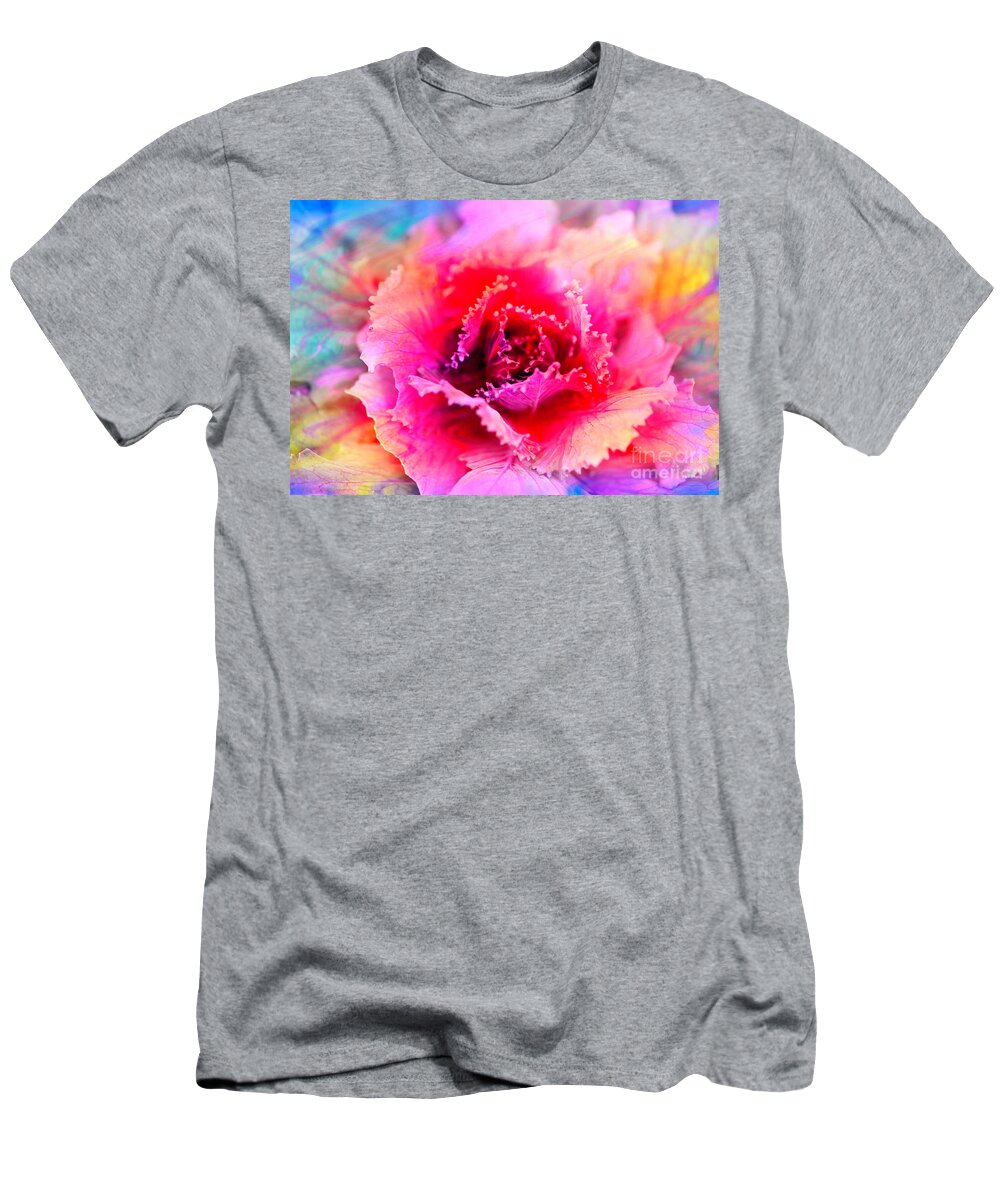 Cathy Donohoue Photography T-Shirt featuring the photograph Winter Cabbage by Cathy Donohoue