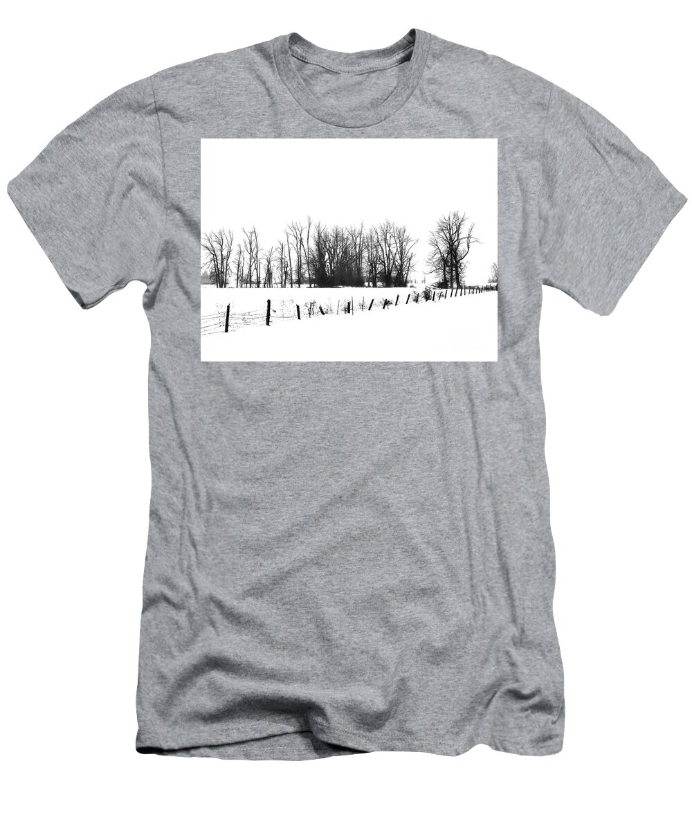 Winter T-Shirt featuring the photograph Winter View by Diana Rajala