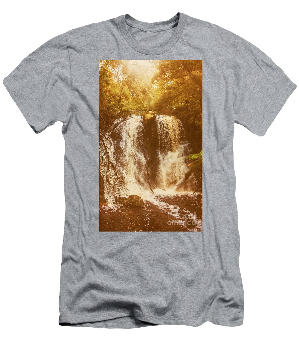 Landscape T-Shirt featuring the photograph Wonder Fall by Jorgo Photography