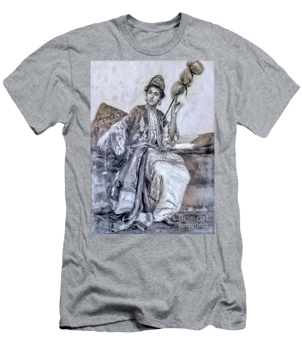 Amadeo T-Shirt featuring the photograph Work At Home by Munir Alawi