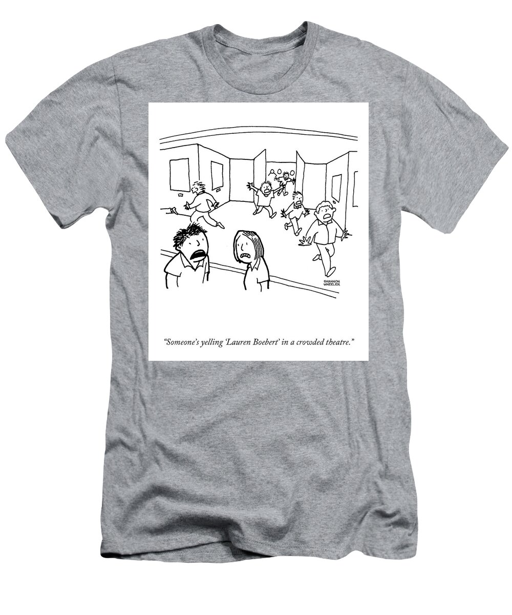 Yelling Lauren Boebert T-Shirt by Shannon Wheeler - Conde Nast
