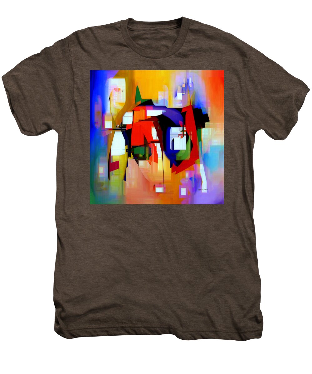 Abstract Men's Premium T-Shirt featuring the digital art Abstract Series IV #13 by Rafael Salazar