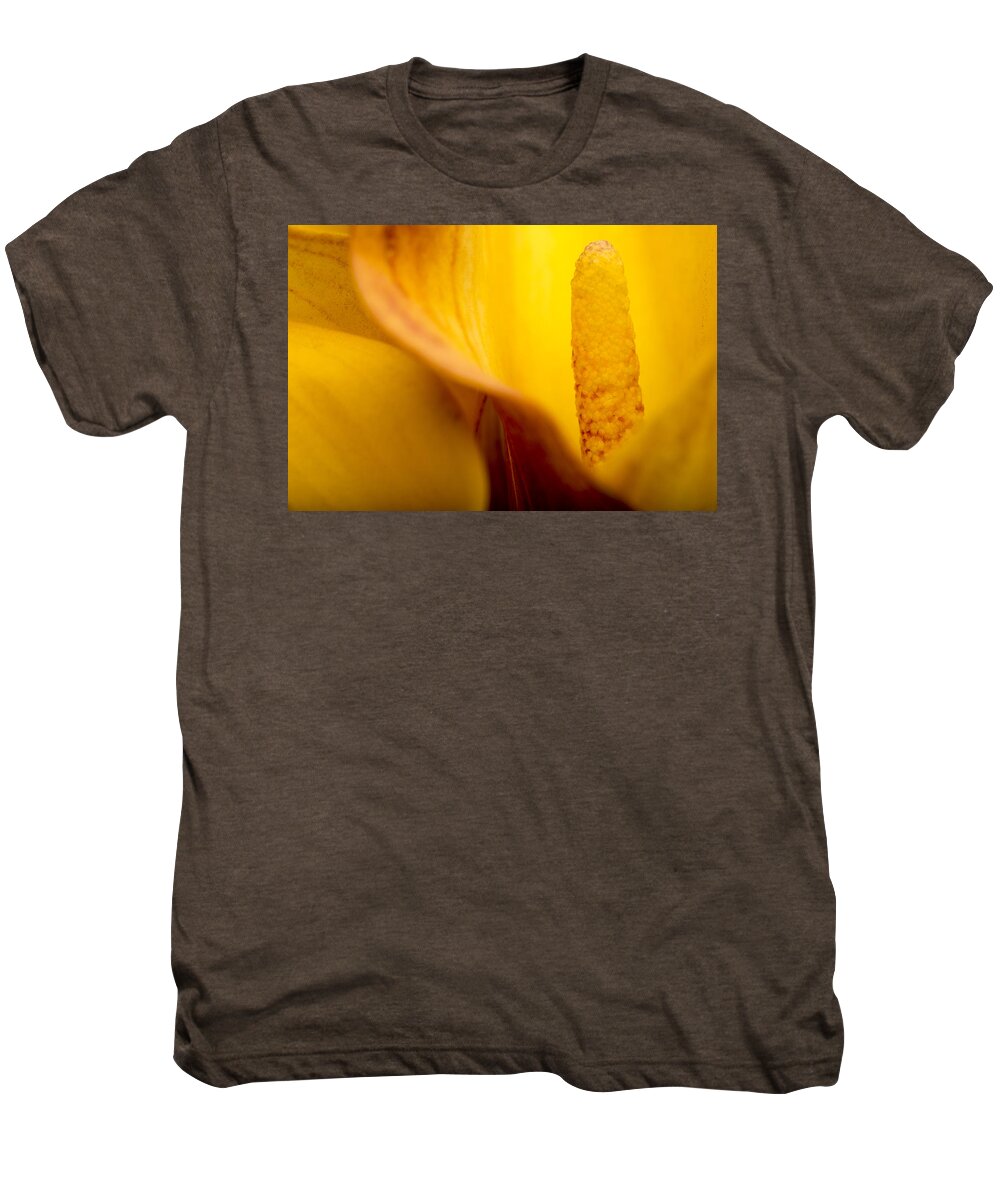 Green Men's Premium T-Shirt featuring the photograph Calla Lily by Sebastian Musial