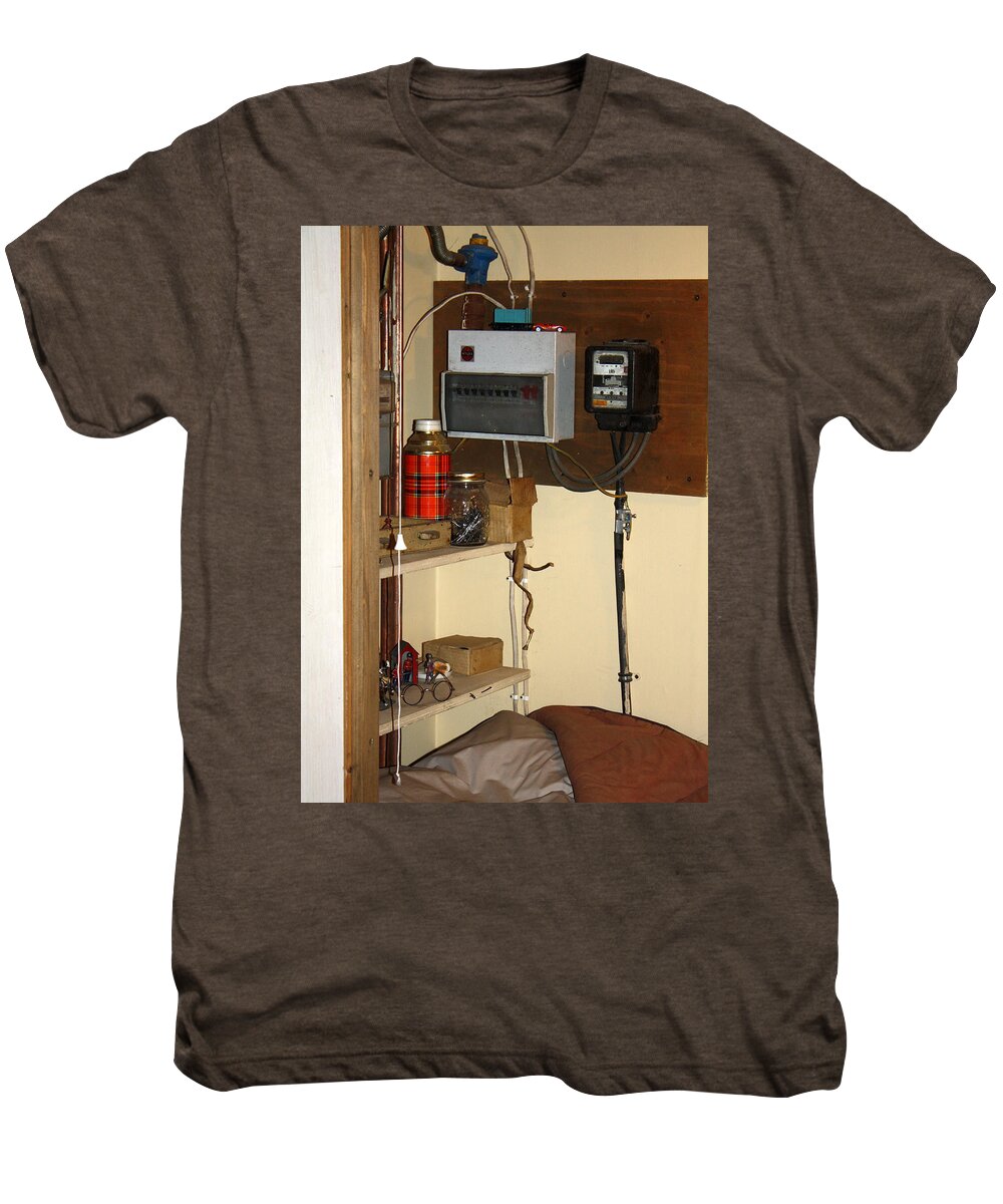 Harry Potter Men's Premium T-Shirt featuring the photograph Harry's Bedroom by David Nicholls