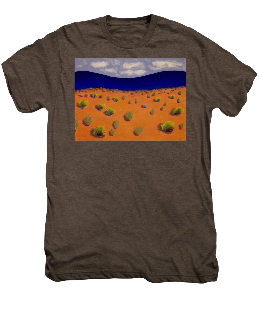 Land Men's Premium T-Shirt featuring the painting Land of Enchantment 2 by Elizabeth Sullivan