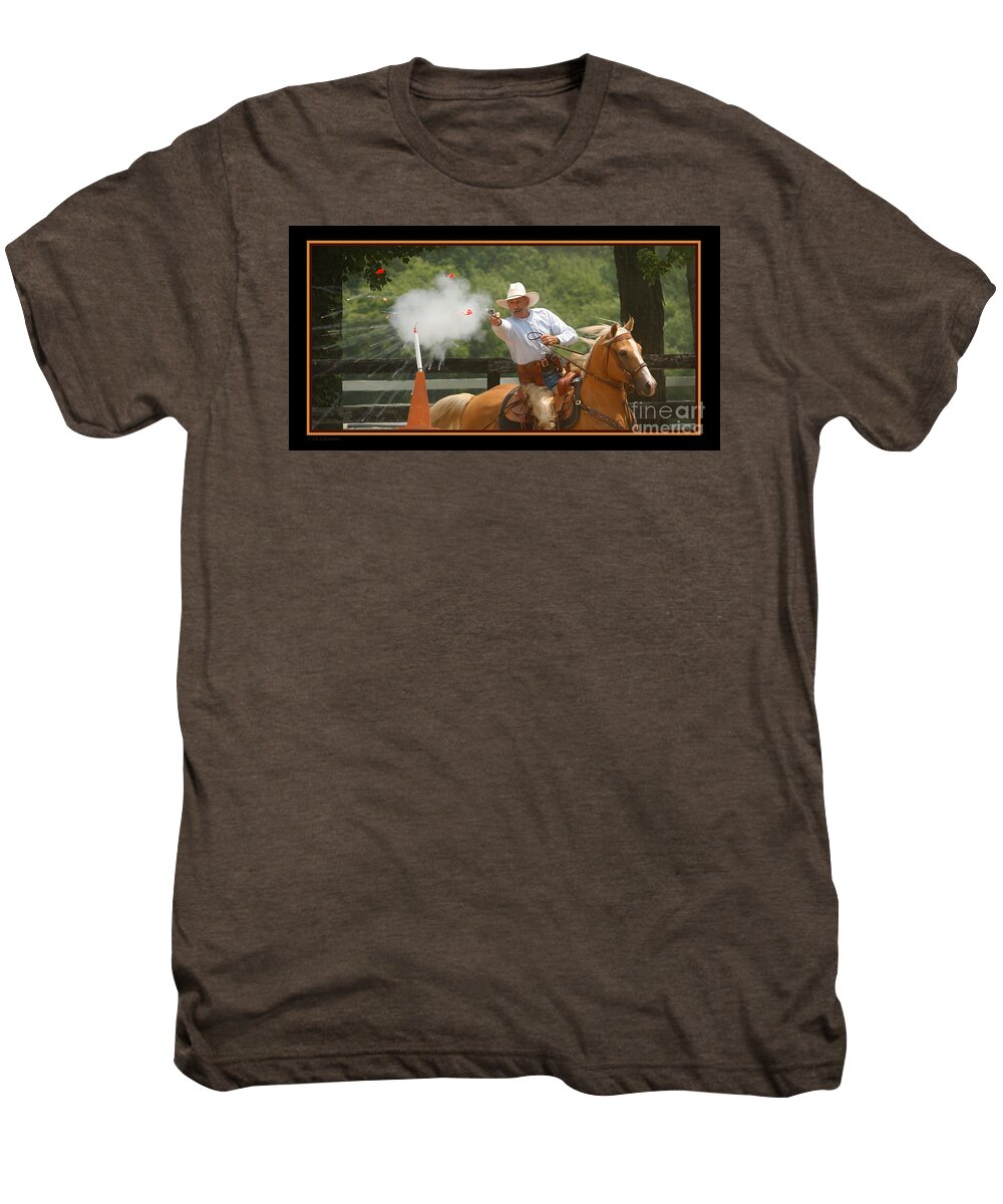 Horse Men's Premium T-Shirt featuring the photograph One More Dead Balloon by Carol Lynn Coronios