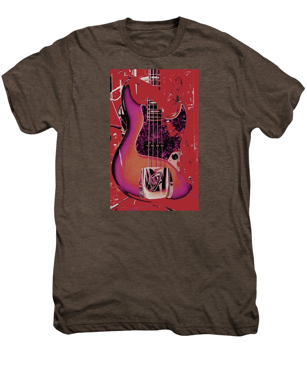 Music Men's Premium T-Shirt featuring the photograph The Fender by John Stuart Webbstock
