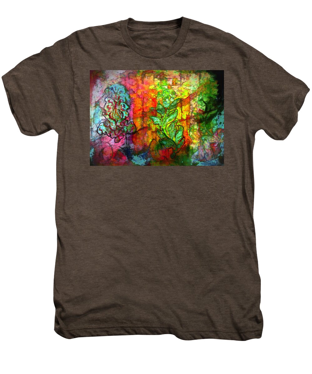 Transformation Men's Premium T-Shirt featuring the mixed media Transformation by Bellesouth Studio