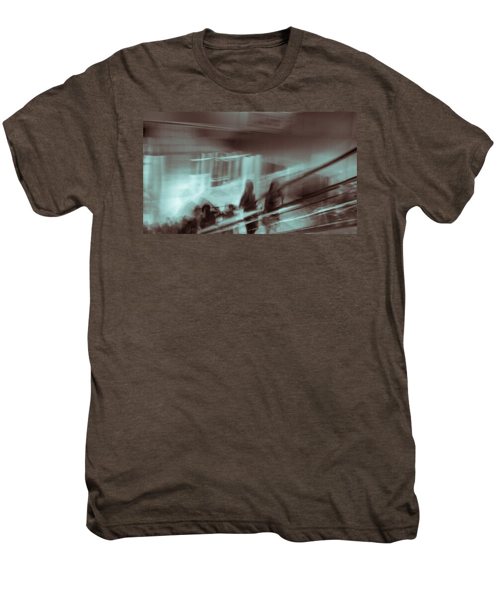Impressionist Men's Premium T-Shirt featuring the photograph Why Walk When You Can Ride by Alex Lapidus