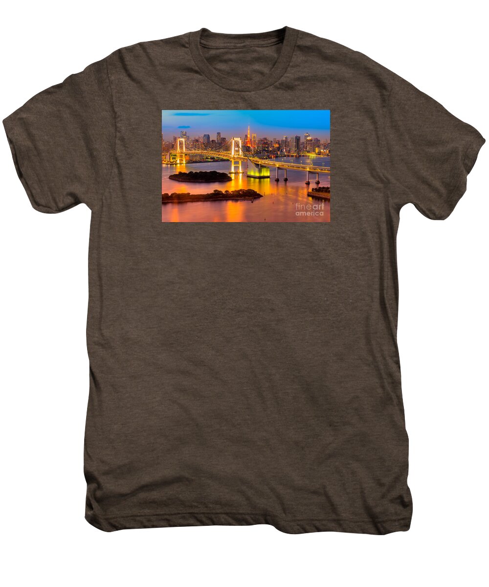 Tokyo Men's Premium T-Shirt featuring the photograph Tokyo - Japan #3 by Luciano Mortula
