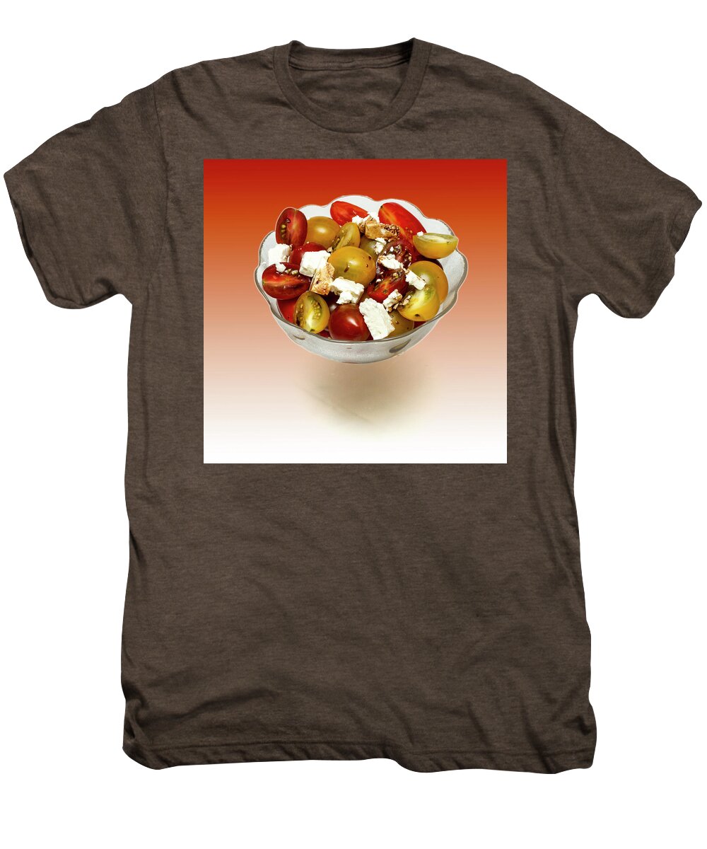 Tomatoes Men's Premium T-Shirt featuring the photograph Plum Cherry Tomatoes #4 by David French