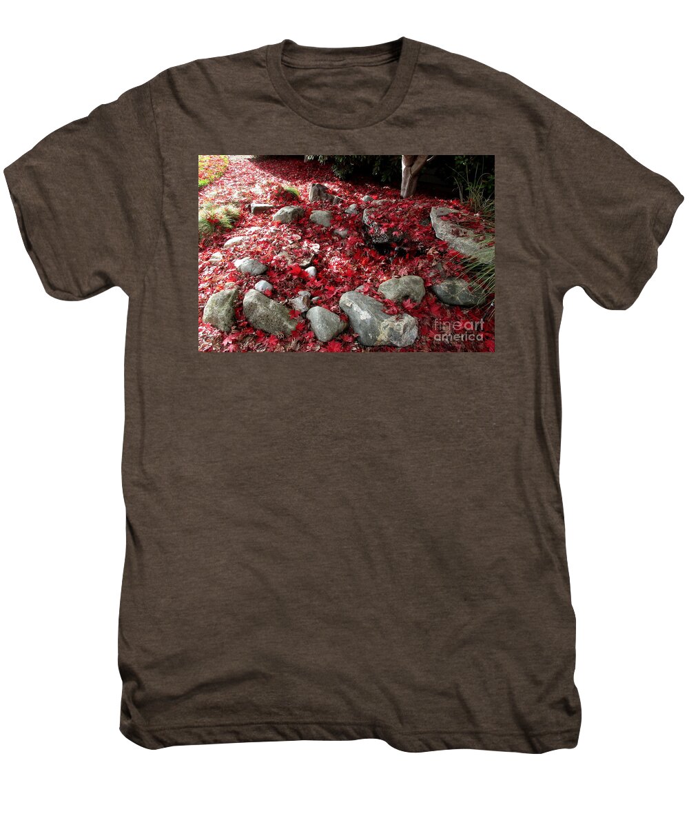 Fall Men's Premium T-Shirt featuring the photograph A hard Fall by Marie Neder