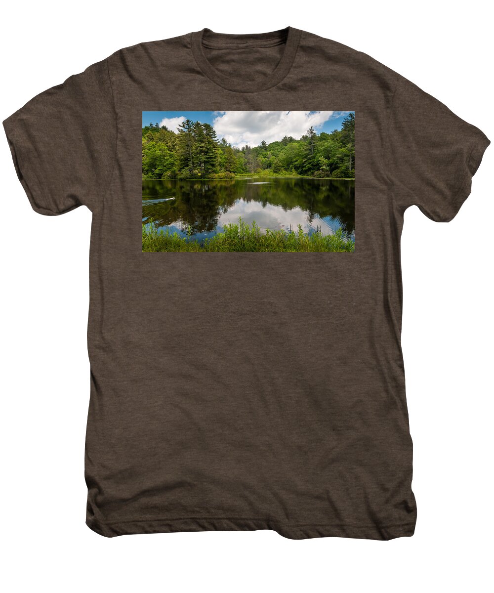 Lake Men's Premium T-Shirt featuring the photograph Fetch by James L Bartlett