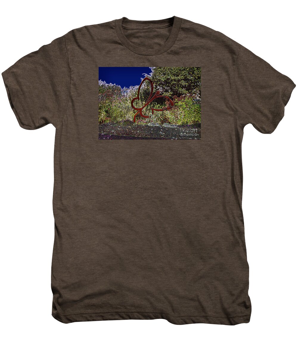 Iron Butterfly Men's Premium T-Shirt featuring the photograph In a Gadda da Vida by Carol Lynn Coronios