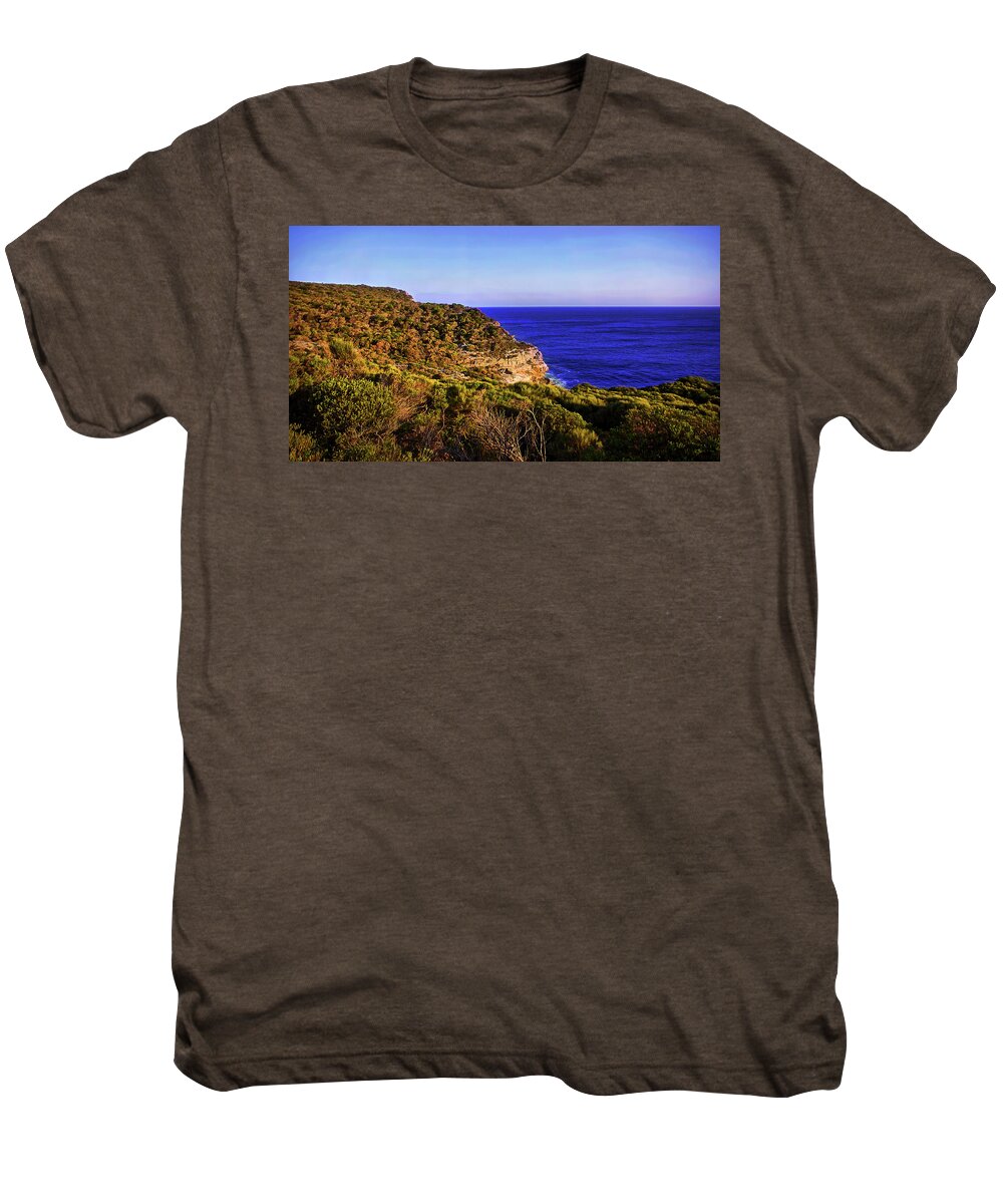 Seascape Men's Premium T-Shirt featuring the photograph Nature Is Beautiful by Miroslava Jurcik