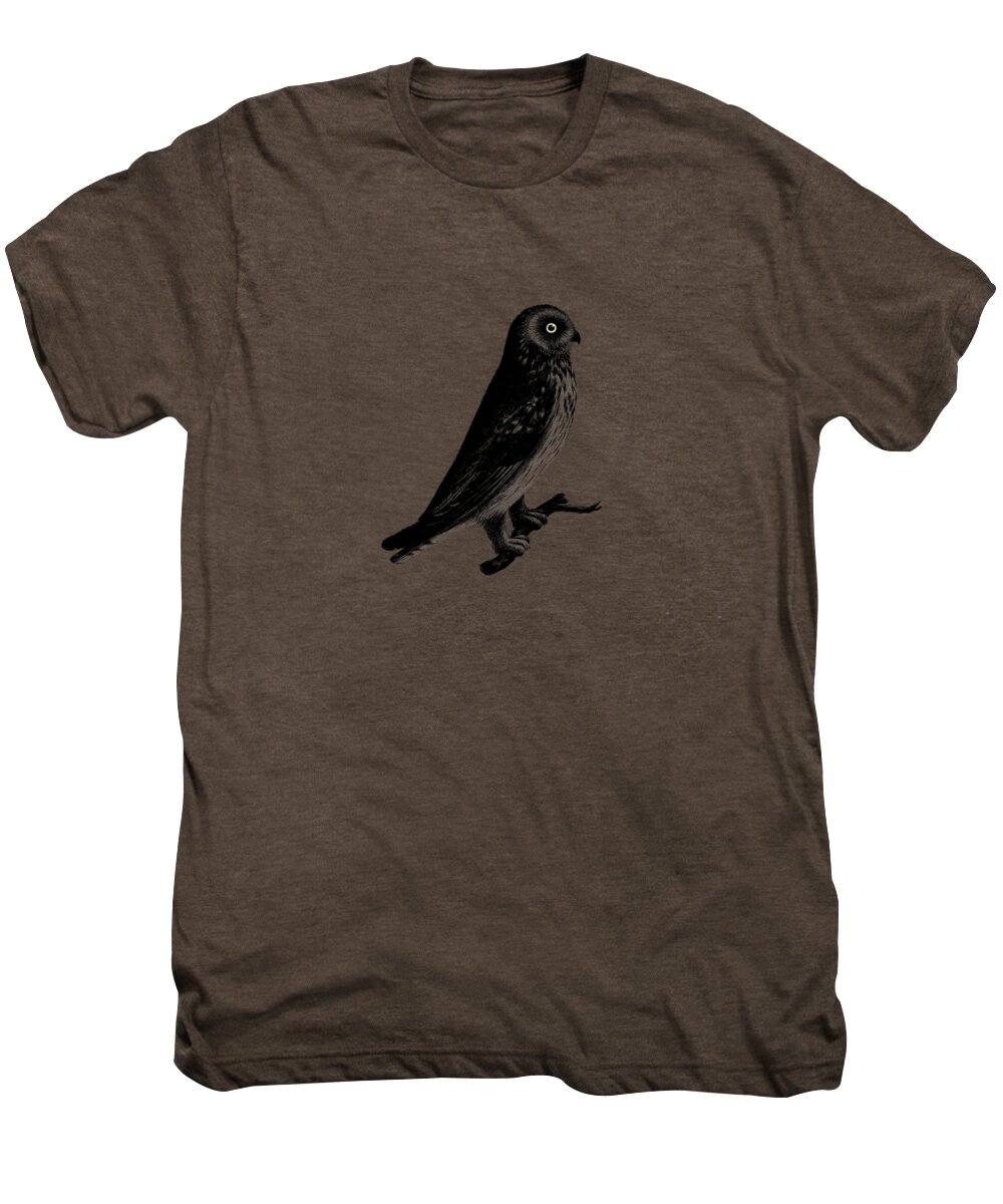 Short Eared Owl Men's Premium T-Shirt featuring the photograph The Short Eared Owl by Mark Rogan
