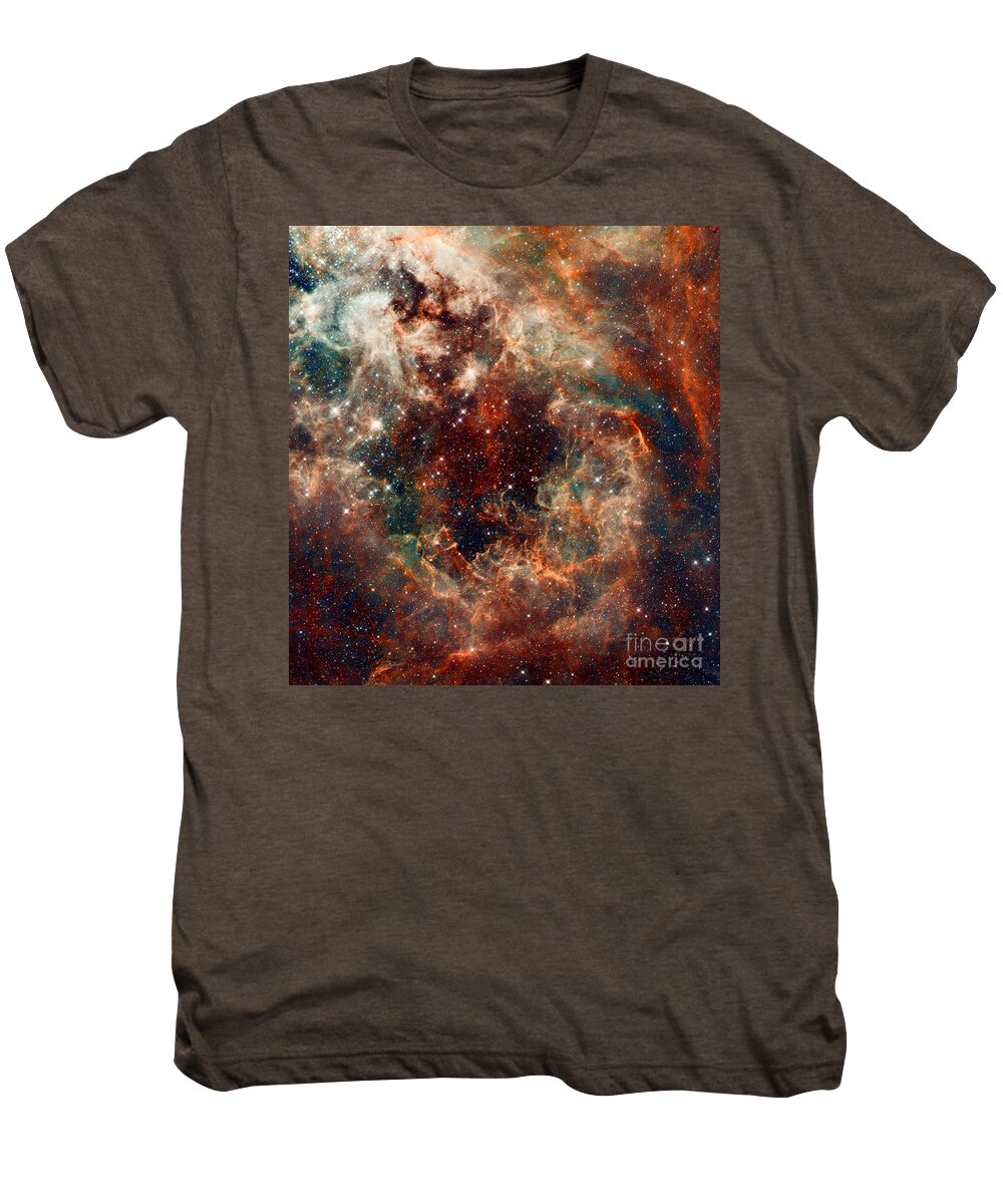 Tarantula Men's Premium T-Shirt featuring the photograph The Tarantula Nebula by Nicholas Burningham