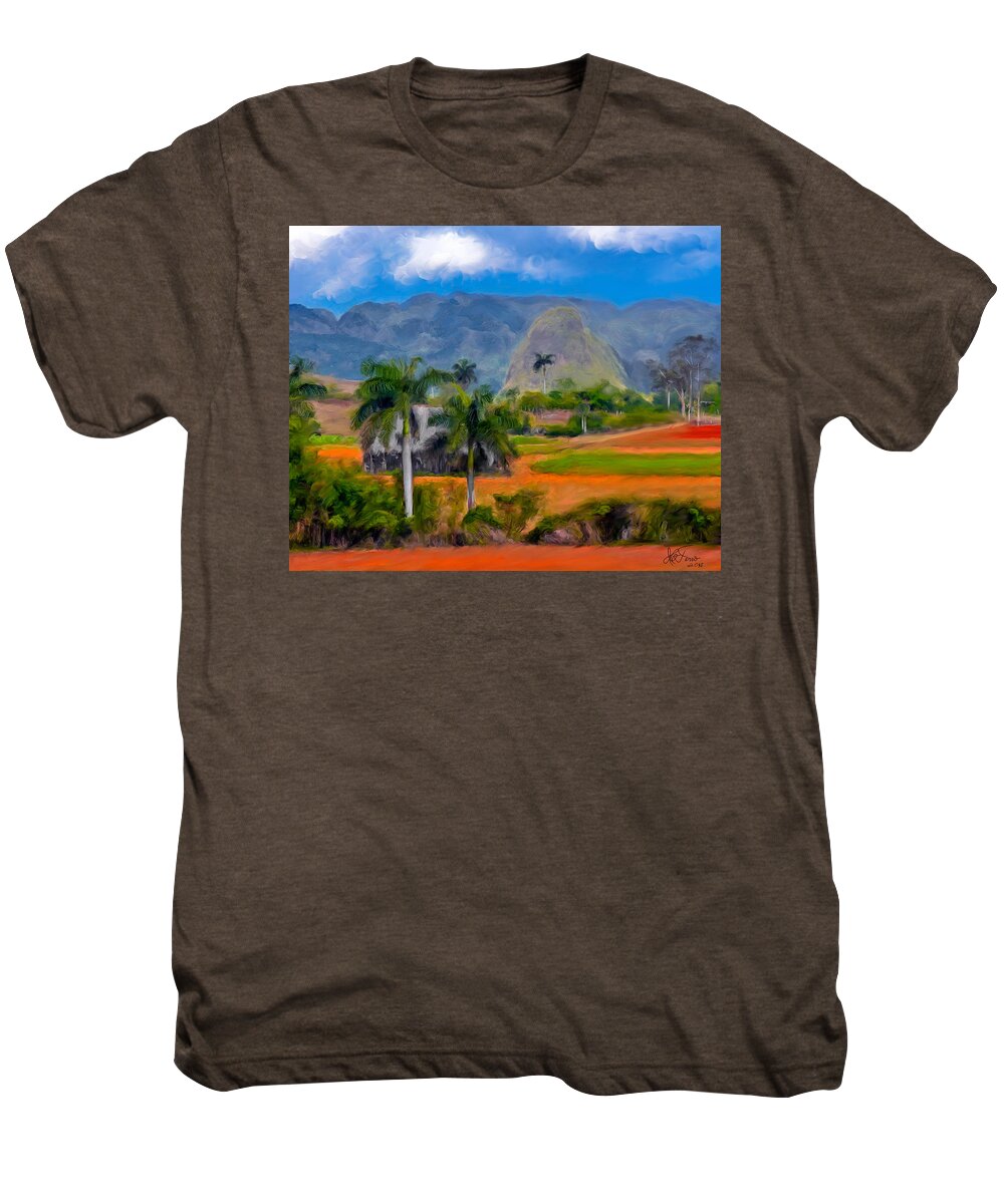 Cuba Men's Premium T-Shirt featuring the photograph Vinales Valley. Cuba by Juan Carlos Ferro Duque