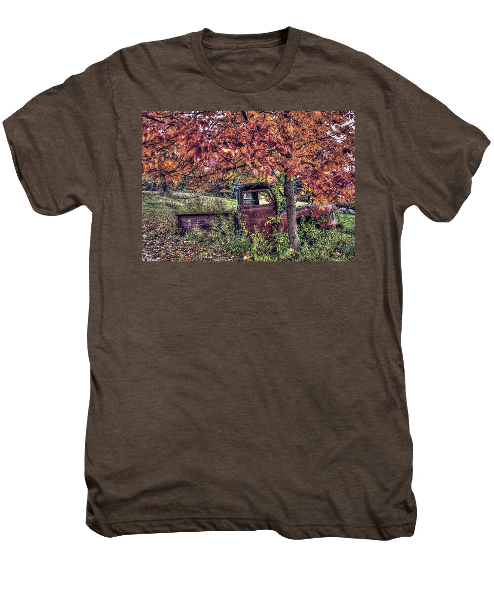 Abandoned Men's Premium T-Shirt featuring the photograph Another Autumn #2 by Richard Bean