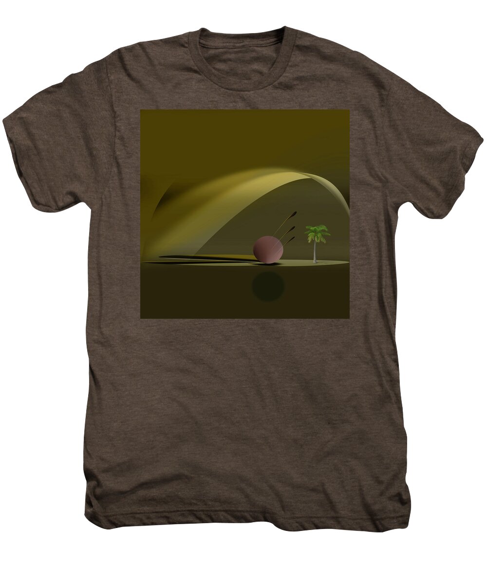 Browns Men's Premium T-Shirt featuring the digital art My heaven by Andrew Penman