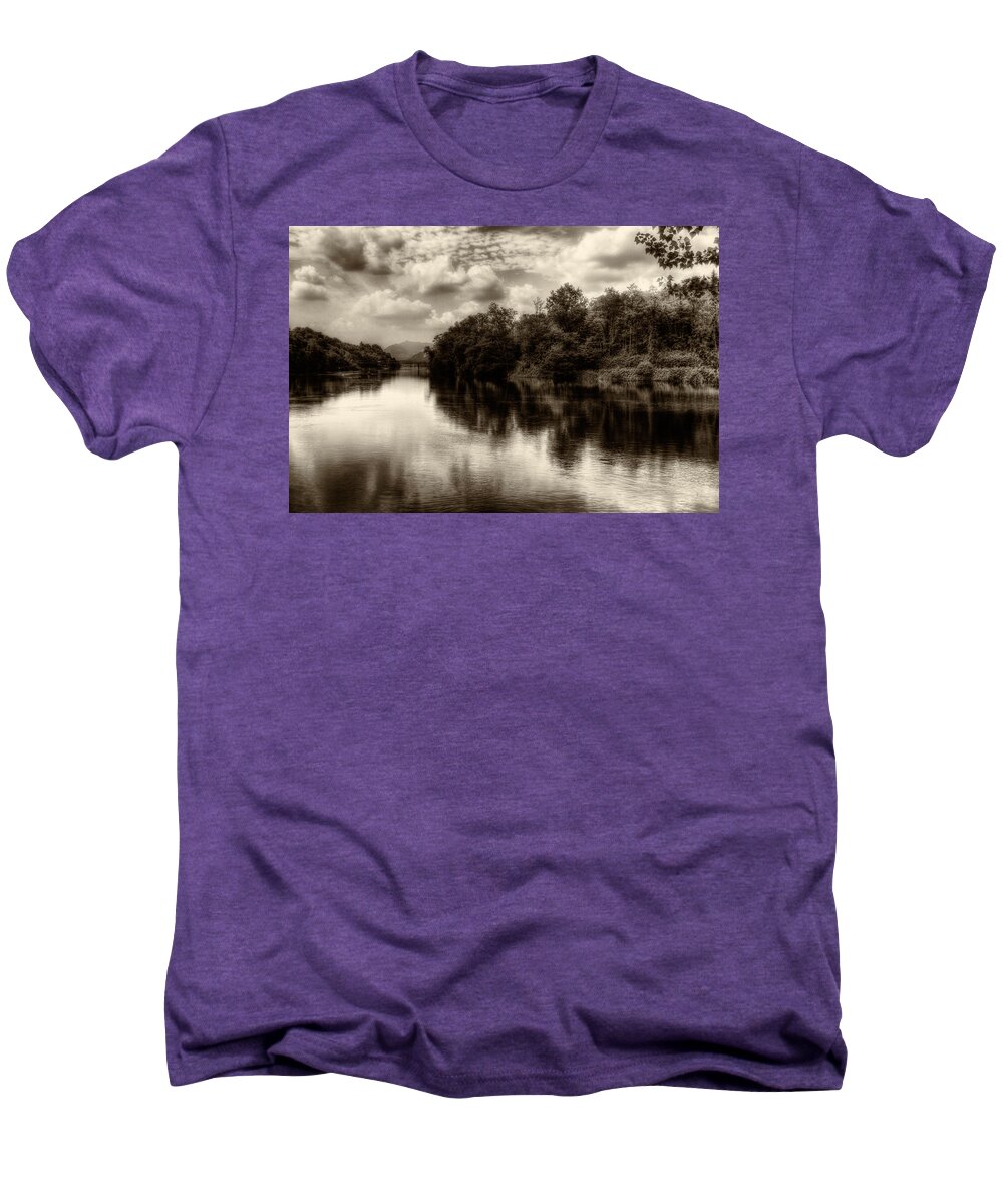 Adda Men's Premium T-Shirt featuring the photograph Adda River 2 by Roberto Pagani