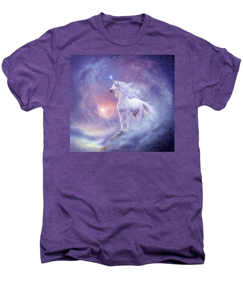 Steve Read Men's Premium T-Shirt featuring the photograph Astral Unicorn by MGL Meiklejohn Graphics Licensing