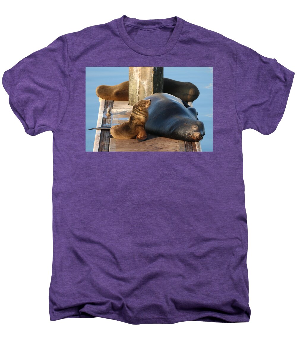 Wild Men's Premium T-Shirt featuring the photograph Baby and Me by Christy Pooschke