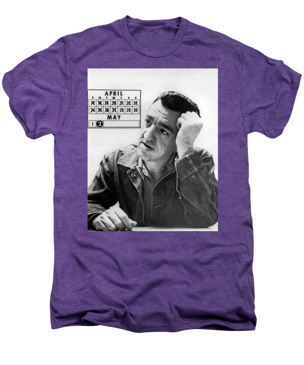 1960 Men's Premium T-Shirt featuring the photograph Caryl Chessman by Underwood Archives