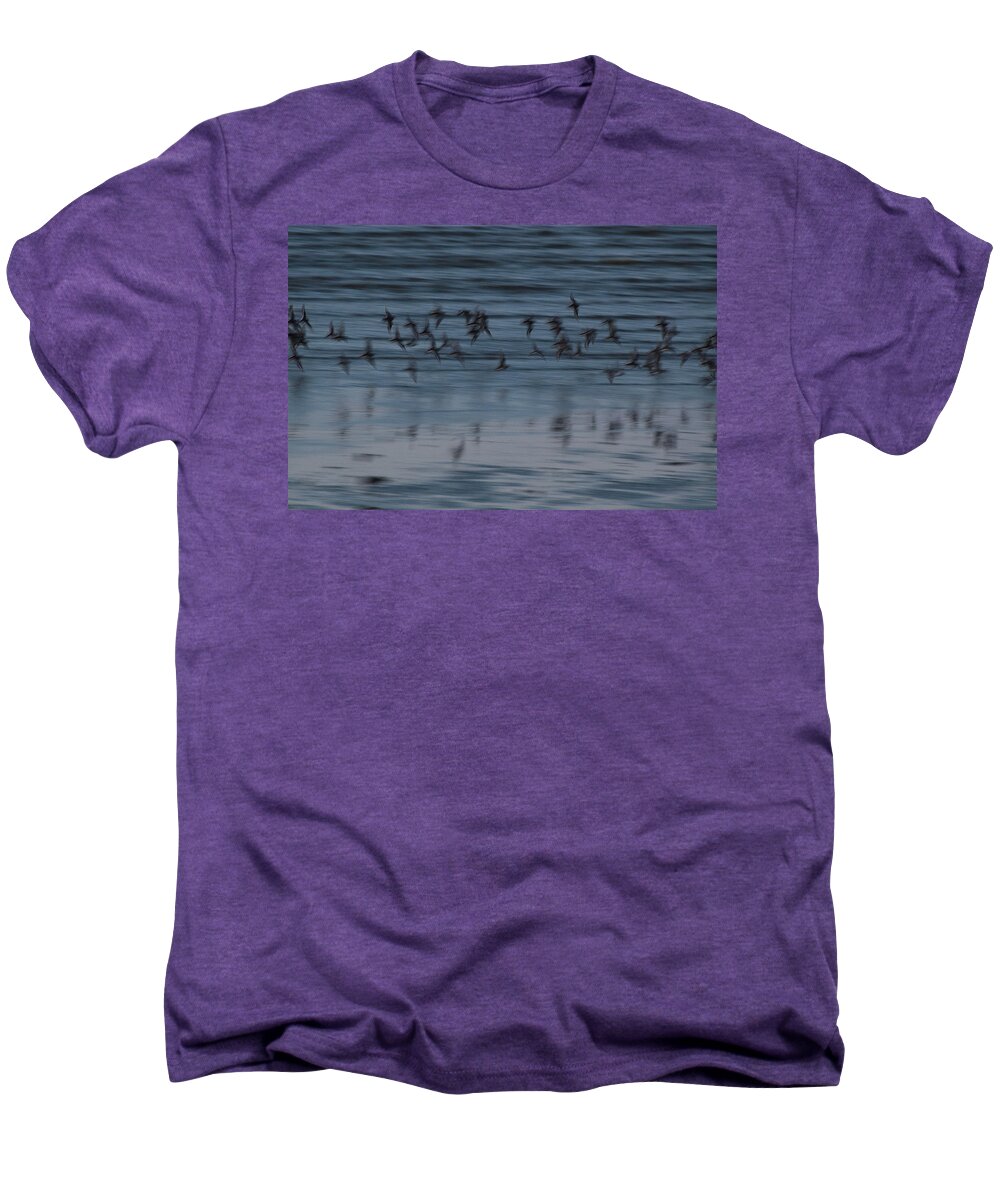 Impressionist Men's Premium T-Shirt featuring the photograph Evening Abstract by Alex Lapidus