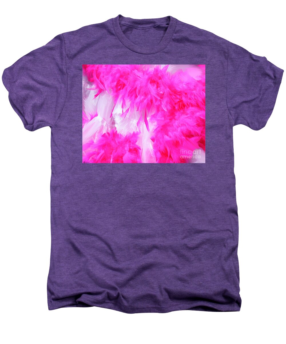 Mardi Gras Men's Premium T-Shirt featuring the digital art Fluff by Lizi Beard-Ward