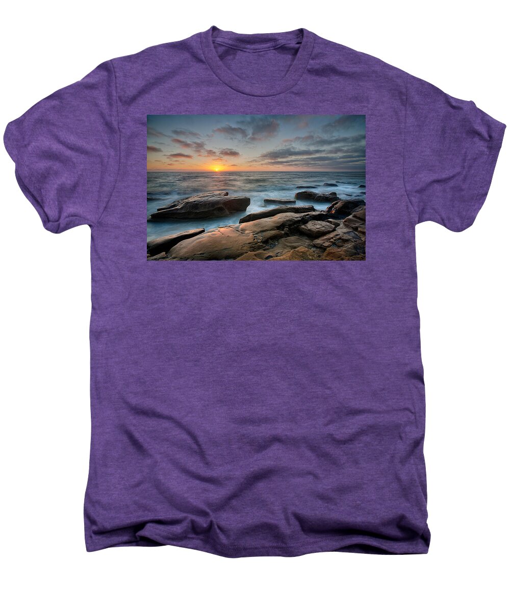 Beach Men's Premium T-Shirt featuring the photograph Goodnight WindNSea by Peter Tellone