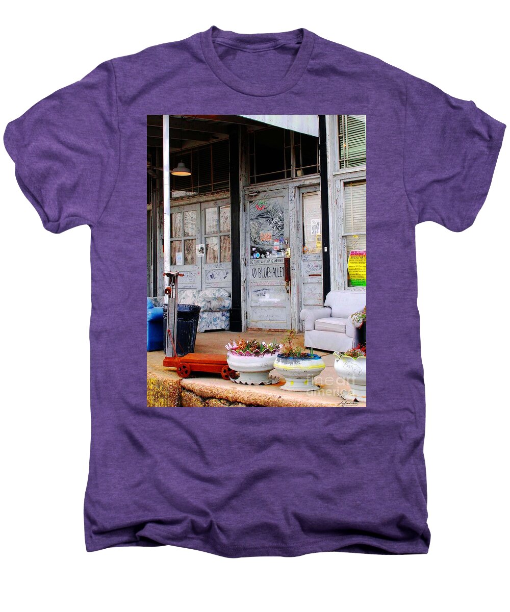 Ground Zero Men's Premium T-Shirt featuring the photograph Ground Zero Clarksdale Mississippi by Lizi Beard-Ward