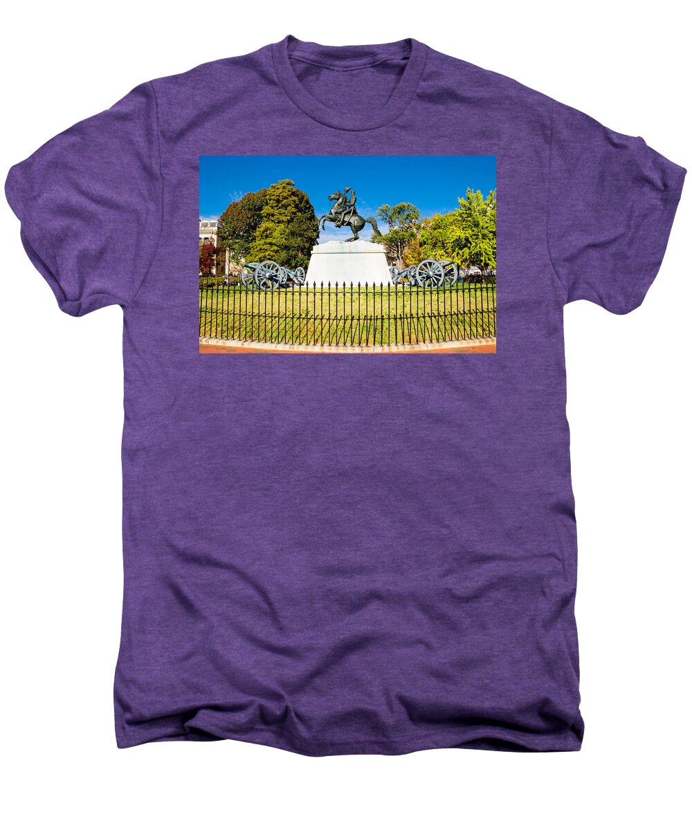 Congress Men's Premium T-Shirt featuring the photograph Lafayette Square by Greg Fortier