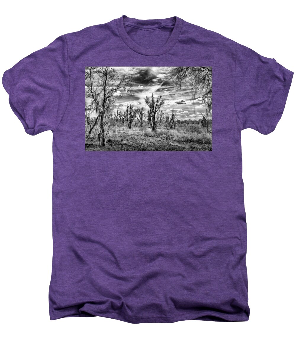 Nature Men's Premium T-Shirt featuring the photograph Levy Lake by Howard Salmon